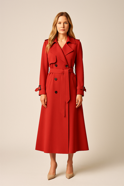 Eveline | Women’s Longline Trench Coat