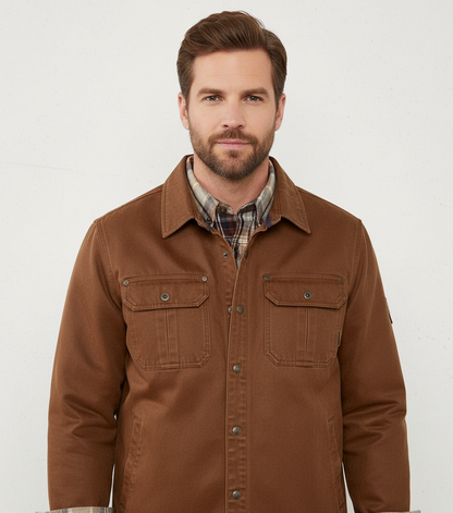 Everest | Men’s All-Season Waxed Trucker Jacket