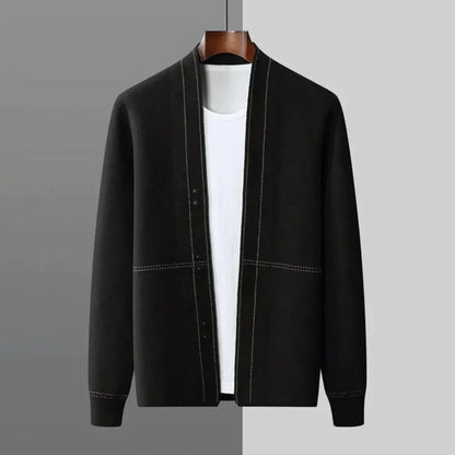 Kiera | Men’s Luxury Wool Twill Cardigan
