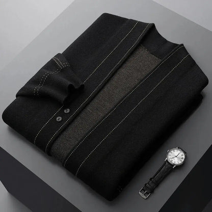 Kiera | Men’s Luxury Wool Twill Cardigan