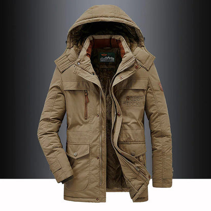 Faustino | Men’s Warm Hood Heavy-Duty Winter Jacket