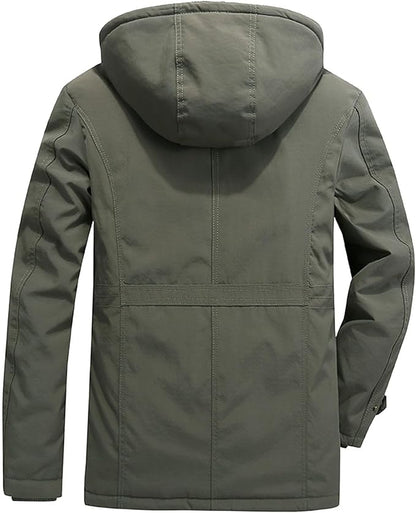 Faustino | Men’s Warm Hood Heavy-Duty Winter Jacket
