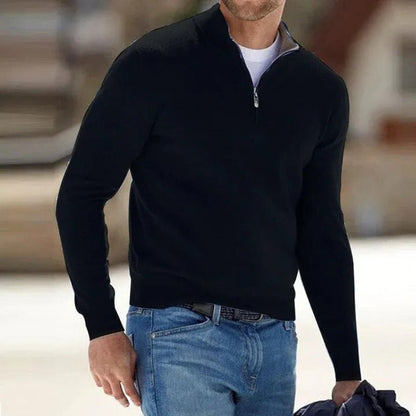 Ferry | Men’s Lightweight Cashmere Zipper Sweater