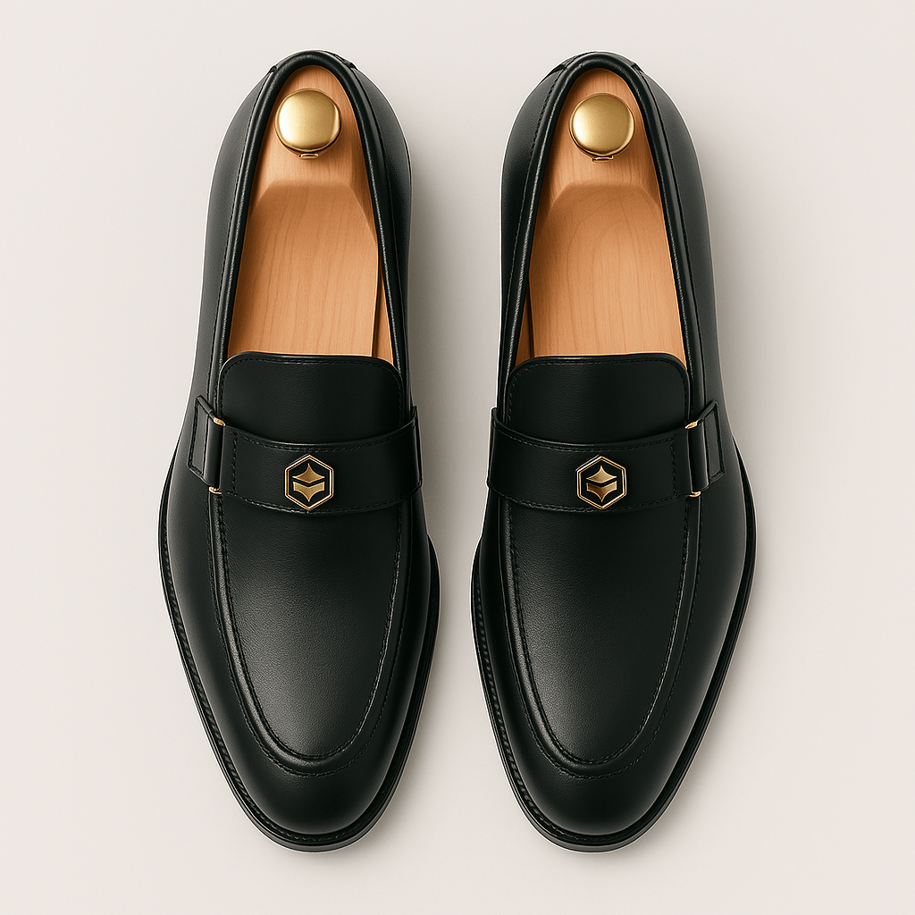 Giviny | Men’s Clean Cut Leather Loafers