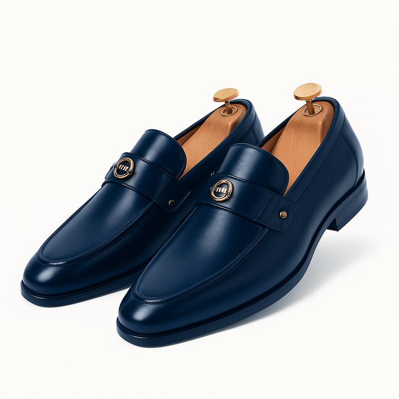 Giviny | Men’s Clean Cut Leather Loafers