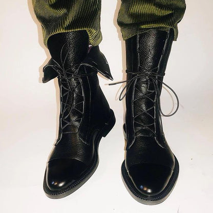 Sapphira | Women’s Lace-Up Leather Ankle Boots