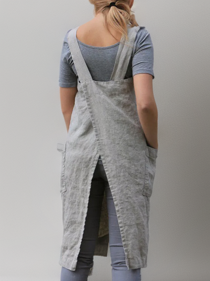 Hidilyn | Women’s Cotton Cross-Back Utility Apron