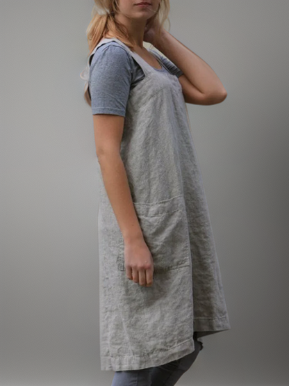 Hidilyn | Women’s Cotton Cross-Back Utility Apron