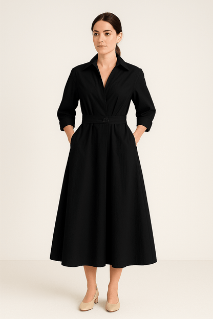 Jevonna | Women’s Cotton Shirt Dress2
