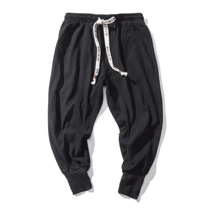 Kenji | Men’s Premium Cotton Blend Drop-Crotch Pants