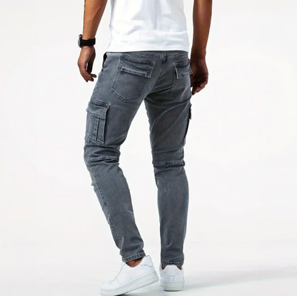 Khalil | Men’s Cargo Skinny Jeans – Urban Utility Style