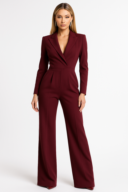 Lalyn | Women’s Elegant Wrap-Style Jumpsuit