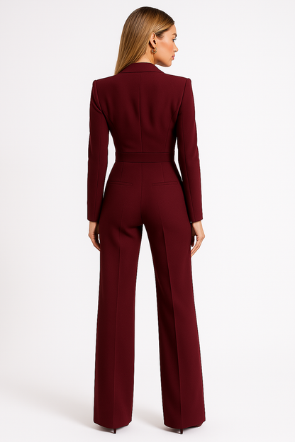 Lalyn | Women’s Elegant Wrap-Style Jumpsuit