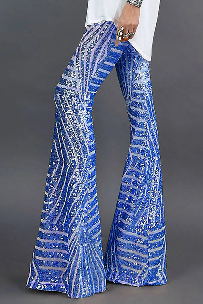 Leonor | Women’s Flared Sequin Trousers