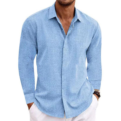 Lorino | Men’s Long-Sleeve Linen Shirt