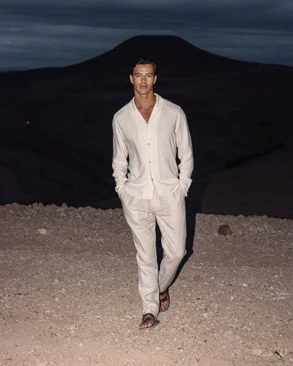 Lucian | Men’s Summer Linen Set – Lightweight Comfort for Warm Days