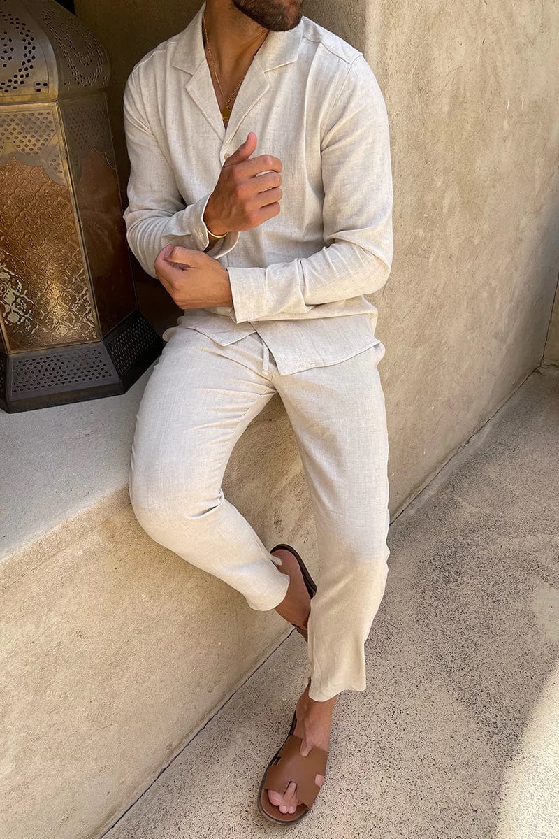 Lucian | Men’s Summer Linen Set – Lightweight Comfort for Warm Days