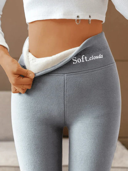 Lux | Women’s Cashmere-Blend Thermal Fleece Leggings