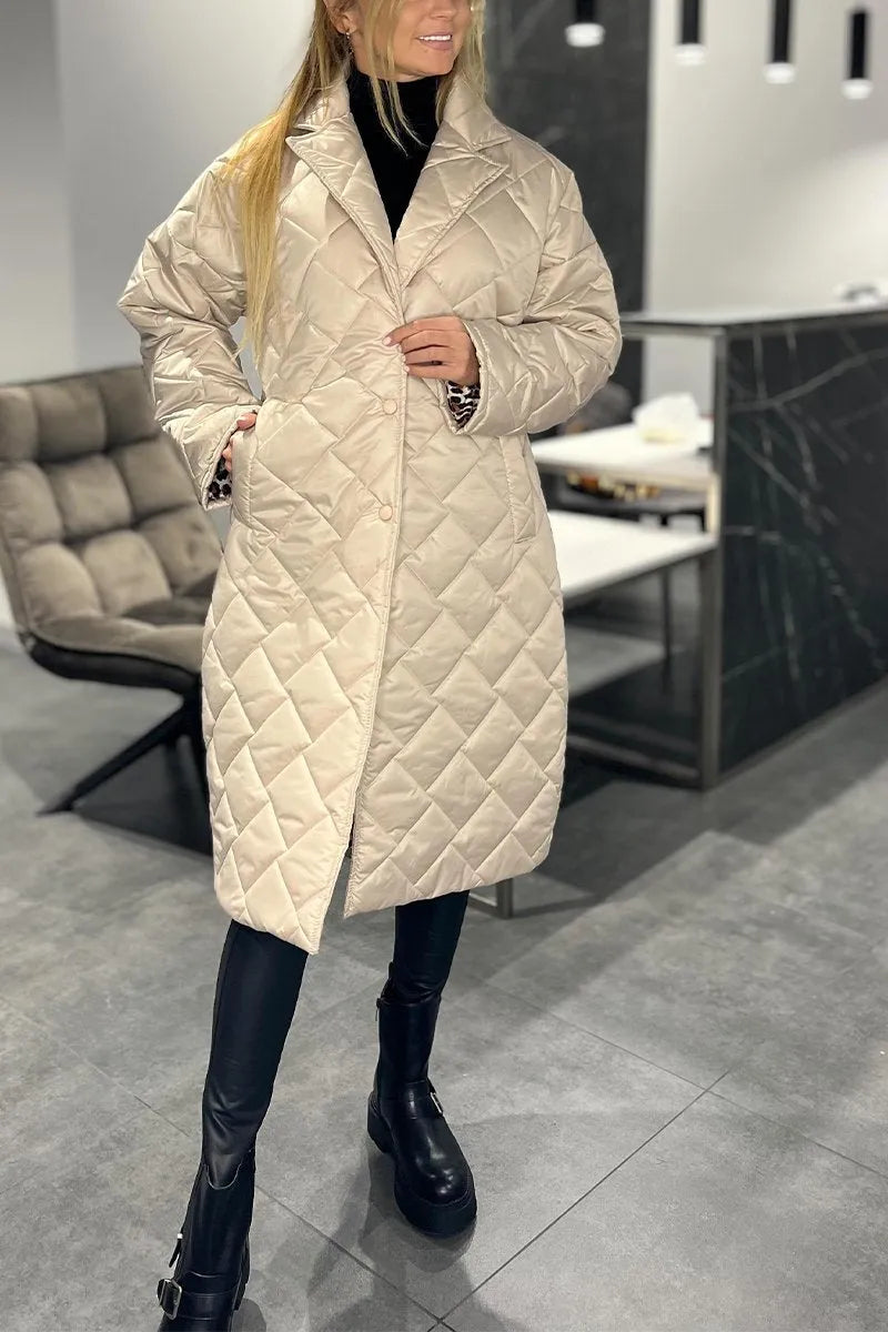 Lyka | Women’s Quilted Longline Coat
