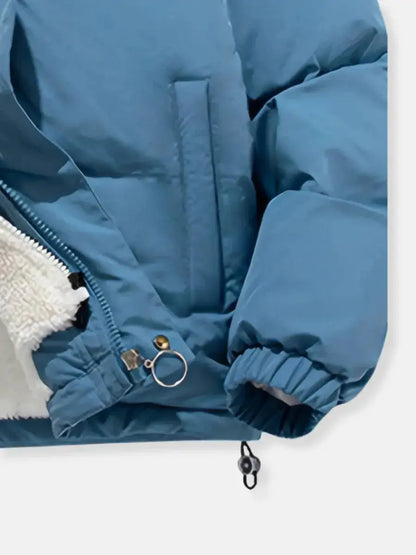 ARVYN | Hooded Quilted Winter Jacket with Plush Lining