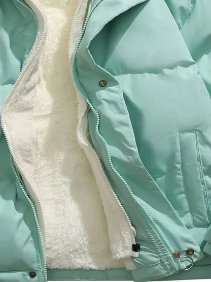 ARVYN | Hooded Quilted Winter Jacket with Plush Lining