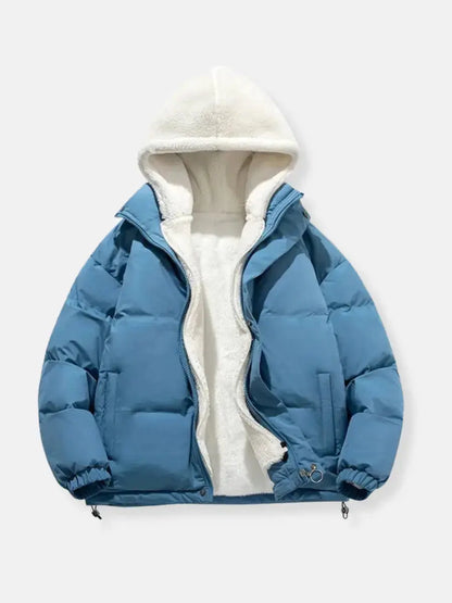 ARVYN | Hooded Quilted Winter Jacket with Plush Lining