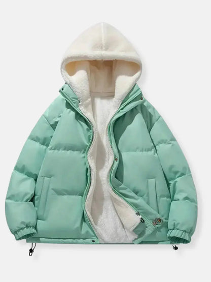 ARVYN | Hooded Quilted Winter Jacket with Plush Lining