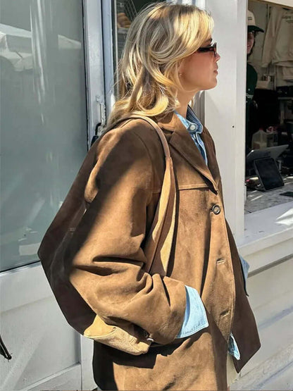 Marvin | Men’s Classic Brown Suede Jacket