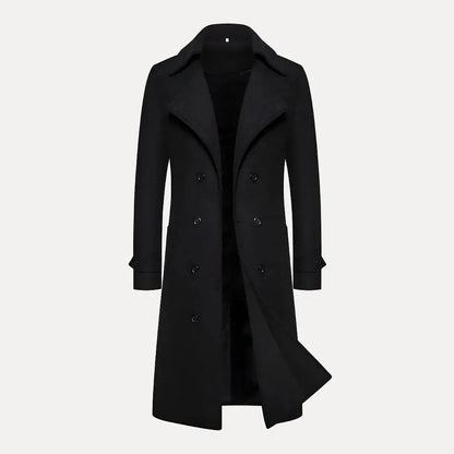 Max | Men’s Double-Breasted Wool Trench Coat