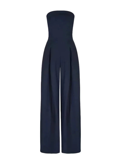Mella | Women’s Strapless Jumpsuit – Minimalist Elegance