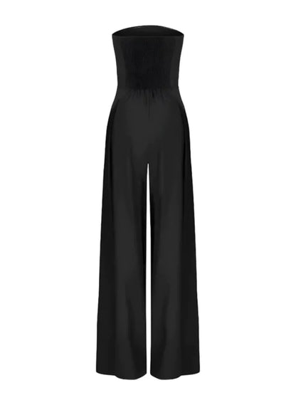 Mella | Women’s Strapless Jumpsuit – Minimalist Elegance