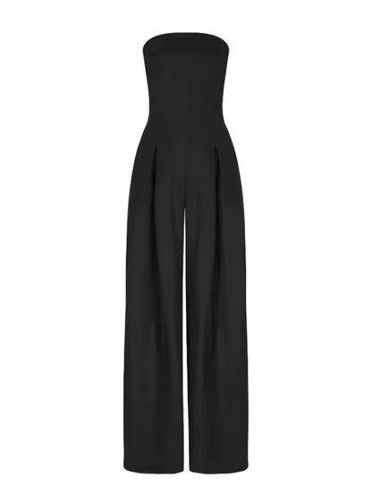 Mella | Women’s Strapless Jumpsuit – Minimalist Elegance