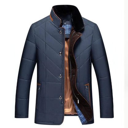 Miguelito | Men’s Quilted Jacket with Stand Collar