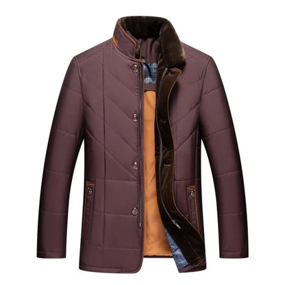 Miguelito | Men’s Quilted Jacket with Stand Collar