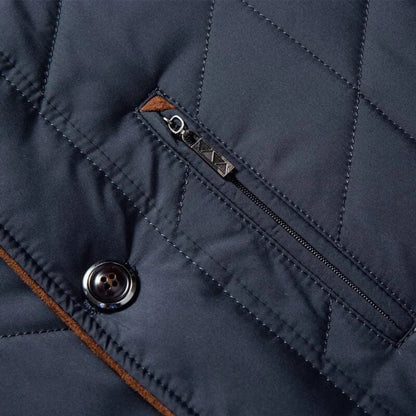 Miguelito | Men’s Quilted Jacket with Stand Collar