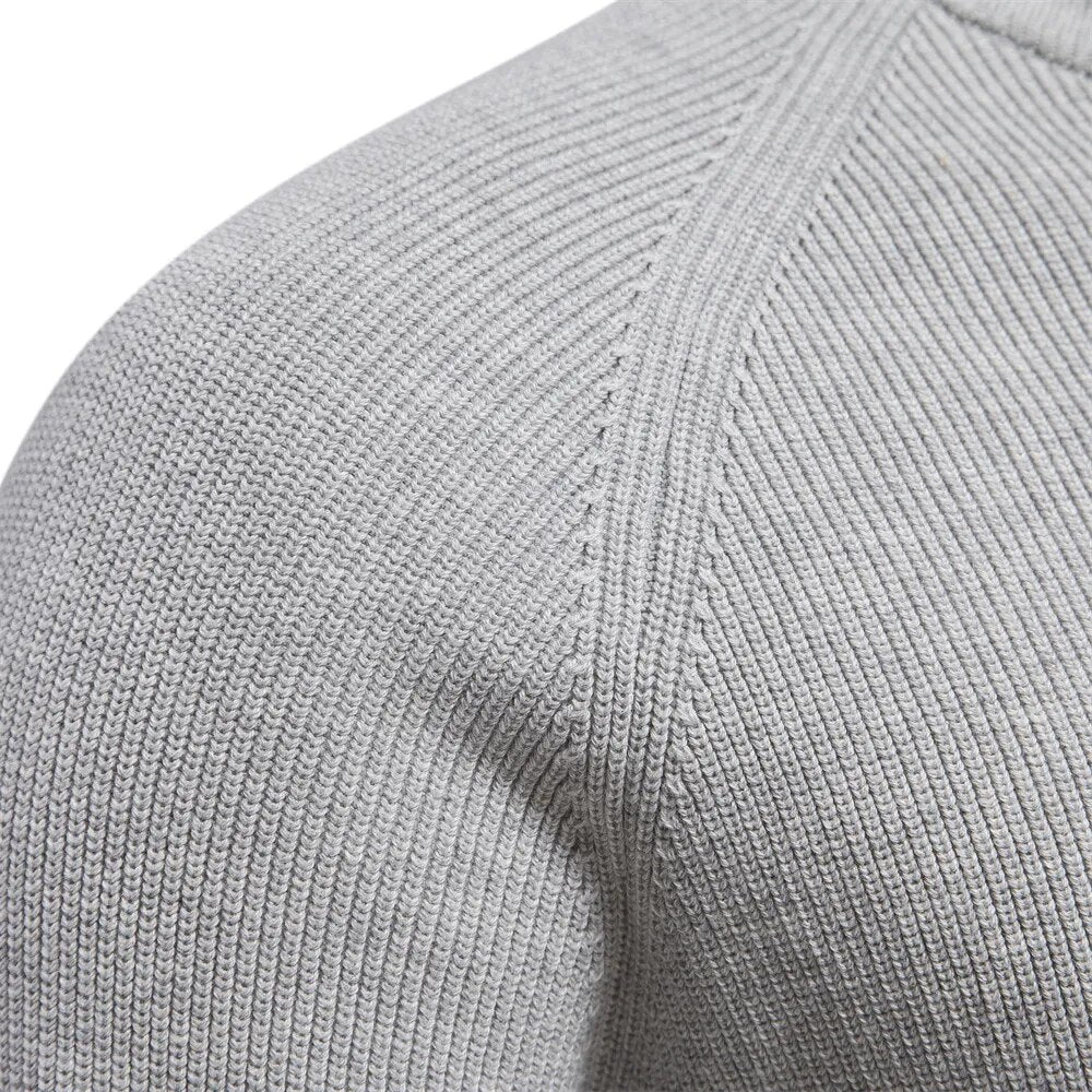 Nate | Men’s Classic Half-Zip Cotton Blend Sweater