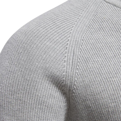 Nate | Men’s Classic Half-Zip Cotton Blend Sweater