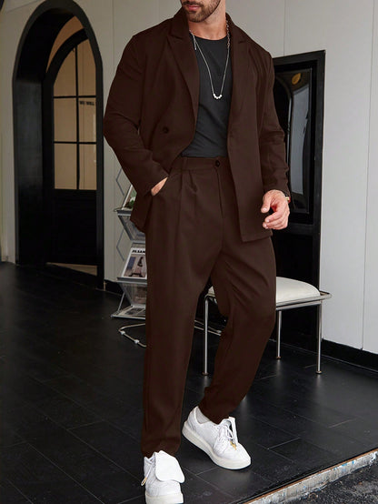 Nivaro | Men’s Solid Color Suit