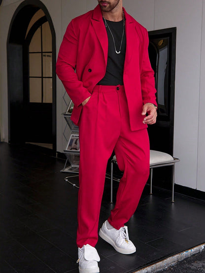 Nivaro | Men’s Solid Color Suit