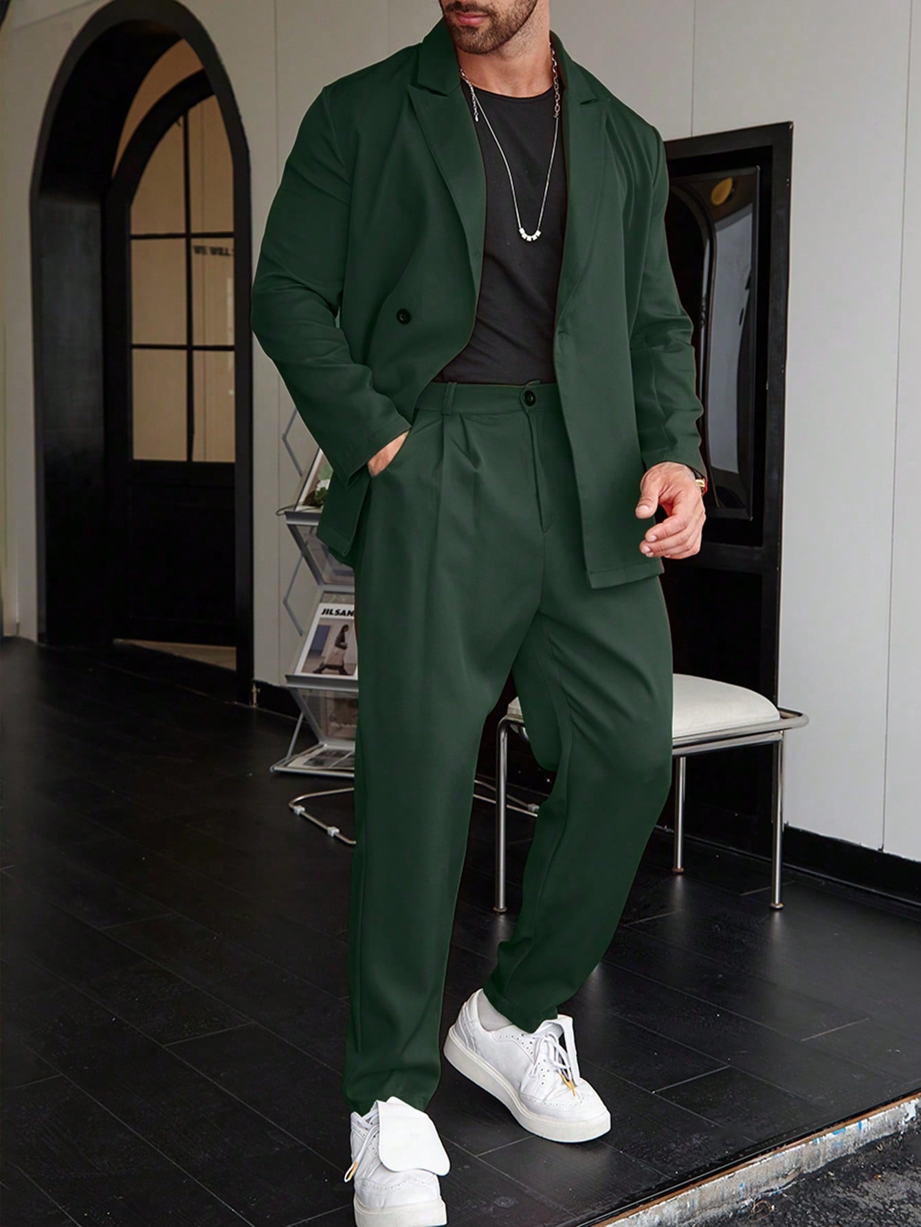 Nivaro | Men’s Solid Color Suit