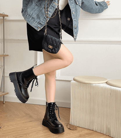 Perry | Women’s Chunky Leather Platform Boots