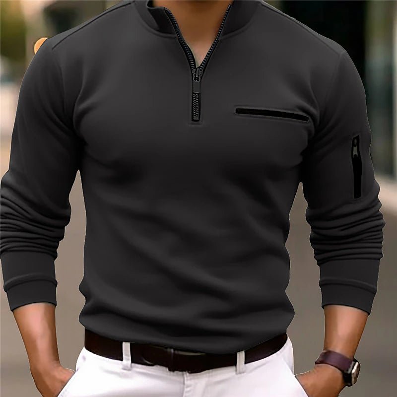 Pete | Men’s Quarter-Zip Polo