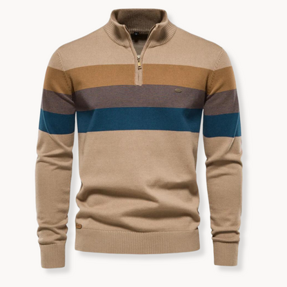Quarter | Men’s Refined Striped Sweater