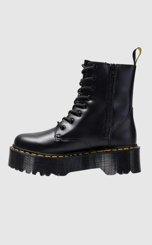 Rebellina | Women’s Leather Platform Boots – Urban Street Style & Comfort