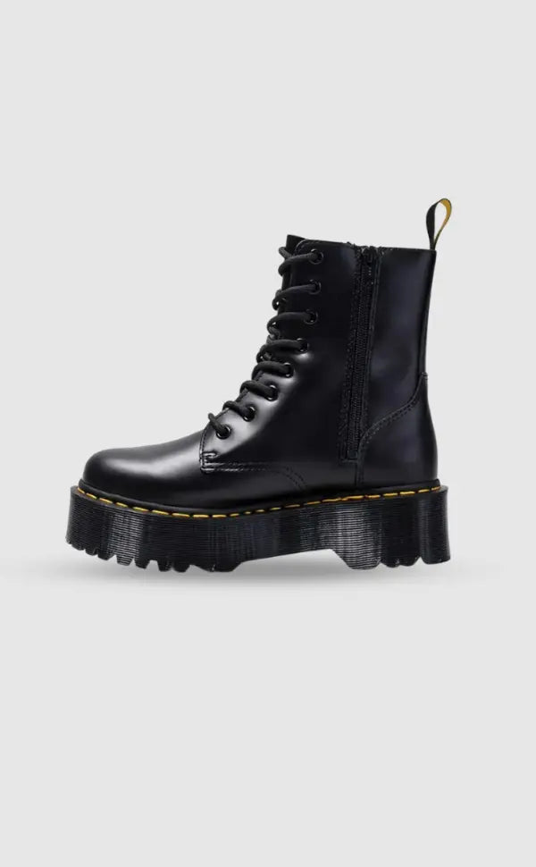 Rebellina | Women’s Leather Platform Boots – Urban Street Style & Comfort