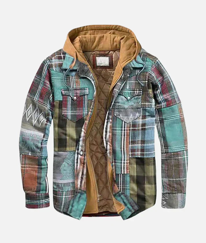 Reveur | Women’s Plaid Hooded Jacket