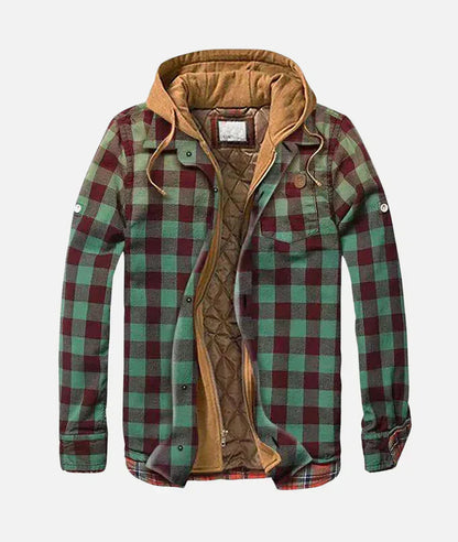 Reveur | Women’s Plaid Hooded Jacket