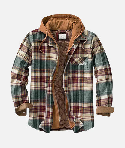 Reveur | Women’s Plaid Hooded Jacket