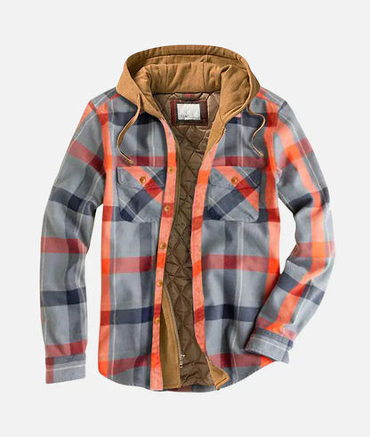 Reveur | Women’s Plaid Hooded Jacket