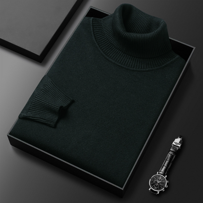 Emiel | Men’s Luxury Cashmere-Cotton Turtleneck
